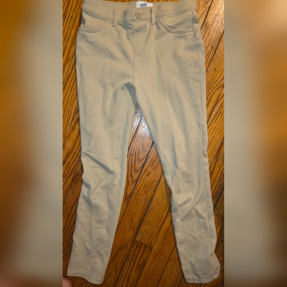 The Children's Place Neutral Khaki Leggings